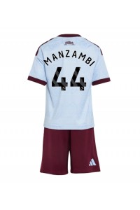 Aston Villa Johan Manzambi #44 Babyklær Tredje Fotballdrakt til barn 2026-27 Korte ermer (+ Korte bukser)